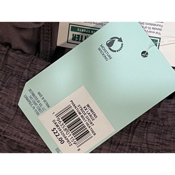 DSG womens Mid Rise Stride Run‎ Shorts XXL Polyester & Spandex - Picture 7 of 9